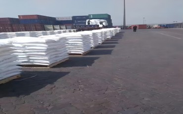 Five containers of Ammonium bicarbonate were loaded 