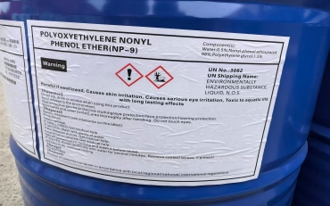 NP 9 in 215kg drums was loaded.